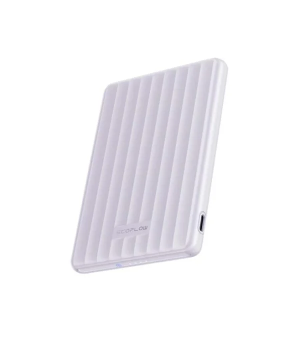 EcoFlow Rapid Power Bank 5000mAh 7.5W με Θύρα USB-C Μωβ EF-RAPIDQI1-5K-VT-EU