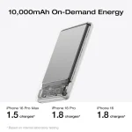 EcoFlow Rapid Power Bank 10000mAh 7.5W Λευκό EF-RAPIDQI1-10K-W-EU - Image 10