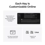 Keychron Q3 Ultra 8K Q3U-M3 Ασύρματο Gaming Μηχανικό Πληκτρολόγιο Tenkeyless με Keychron Silk POM Brown διακόπτες και RGB φωτισμό (Αγγλικό US) - Image 2