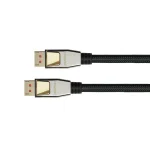 Python Cable DisplayPort male - DisplayPort male 0.5m Μαύρο (DP20-PY005)