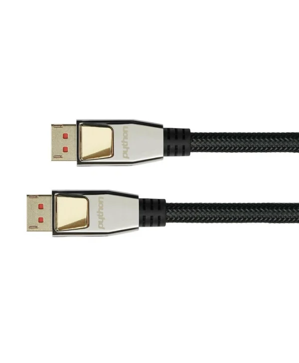 Python Cable DisplayPort male - DisplayPort male 0.5m Μαύρο (DP20-PY005)