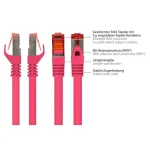 Alcasa S/FTP Cat.6 (Gigabit) Καλώδιο Δικτύου Ethernet 1.5m Μωβ 8060-015M - Image 2
