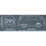 Cobi Τουβλάκια Action Town Volkswagen T2b Bus 145τμχ COBI-24621 - Image 3