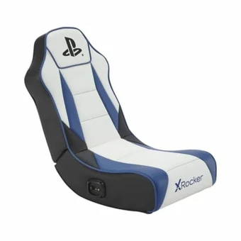 X-Rocker Playstation Geist 2.0 Καρέκλα Gaming Δερματίνης Λευκό / Μπλε 2021026