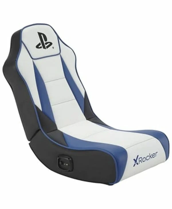 X-Rocker Playstation Geist 2.0 Καρέκλα Gaming Δερματίνης Λευκό / Μπλε 2021026