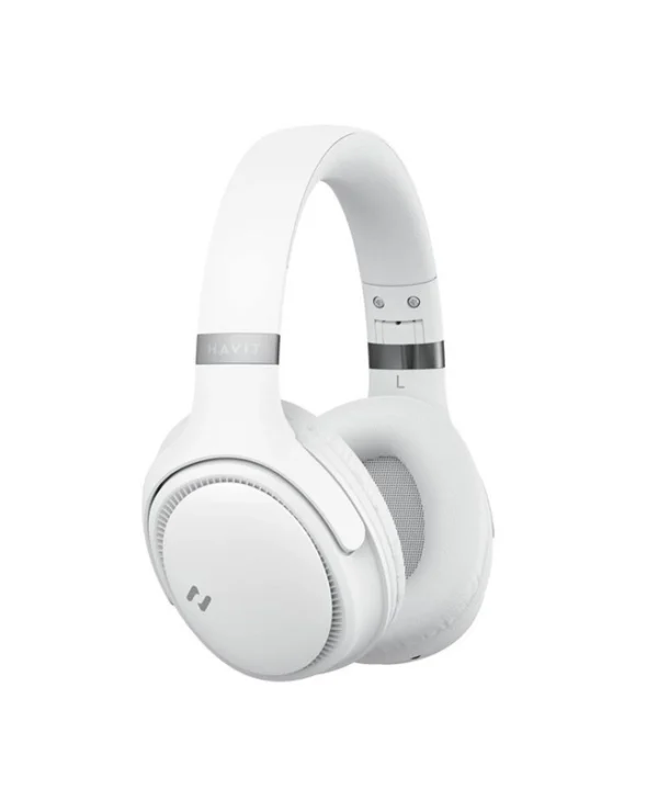 Havit H630BT PRO Ασύρματα / Ενσύρματα Over Ear Ακουστικά με 50 ώρες Λειτουργίας Λευκά H630BT PRO (białe)