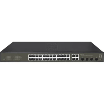 Level One GES-2128 Hilbert Managed L2 Switch με 24 Θύρες Gigabit (1Gbps) Ethernet και 4 SFP Θύρες