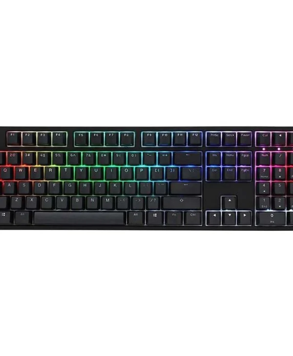 Ducky One 2 Gaming Μηχανικό Πληκτρολόγιο με Cherry MX Black διακόπτες και RGB φωτισμό (Αγγλικό US) GATA-1197