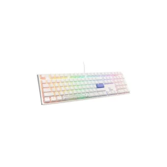 Ducky One 3 Classic Gaming Μηχανικό Πληκτρολόγιο με Cherry MX Blue διακόπτες και RGB φωτισμό (Αγγλικό US) Λευκό GATA-2076