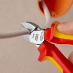Knipex Πλαγιοκόφτης Ηλεκτρολόγου Μήκους 160mm 70 06 160 T - Image 8