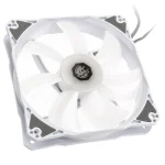 Bitspower Notos Case Fan 120mm (1800rpm) με RGB Φωτισμό και Σύνδεση 4-Pin PWM 3τμχ Λευκό LUBP-002 - Image 3