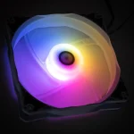 Bitspower Notos Case Fan 120mm (1800rpm) με RGB Φωτισμό και Σύνδεση 4-Pin PWM 3τμχ Λευκό LUBP-002 - Image 5