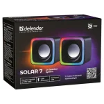 Defender Solar 7 Ηχεία Υπολογιστή 2.0 με RGB Φωτισμό και Ισχύ 6W Μαύρα 65117 - Image 5