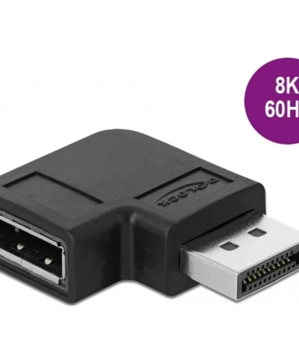 DeLock Μετατροπέας DisplayPort male σε DisplayPort female (66297)