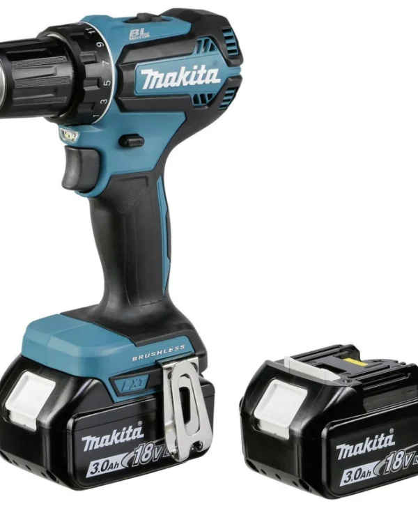 Makita Κρουστικό Δραπανοκατσάβιδο Μπαταρίας Brushless 18V 2x3Ah DDF485RFJ