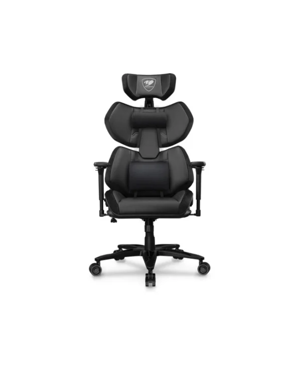 Cougar Terminator Elite Καρέκλα Gaming Δερματίνης με Ρυθμιζόμενα Μπράτσα Μαύρη CGR-TRE-SLB