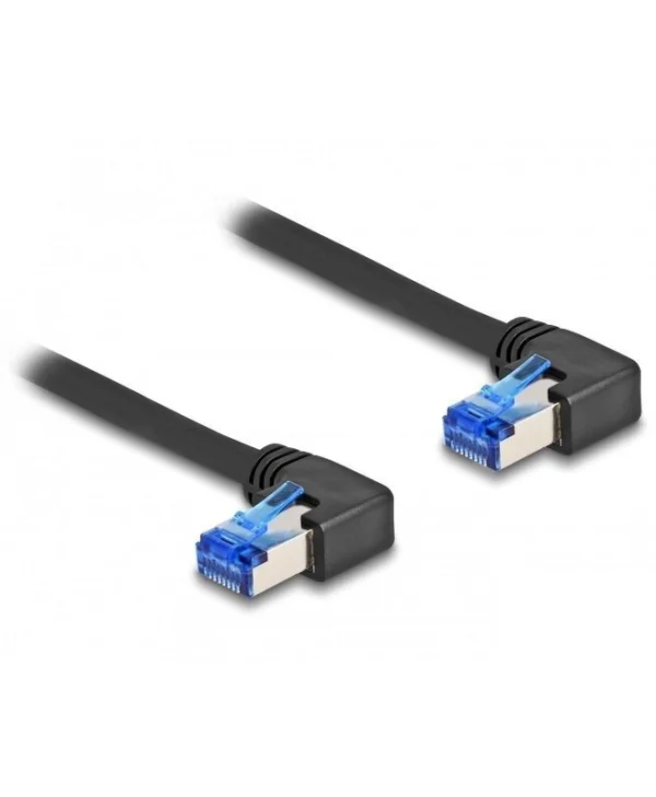 DeLock S/FTP Cat.6a (Gigabit) Καλώδιο Δικτύου Ethernet 1m Μαύρο 80214