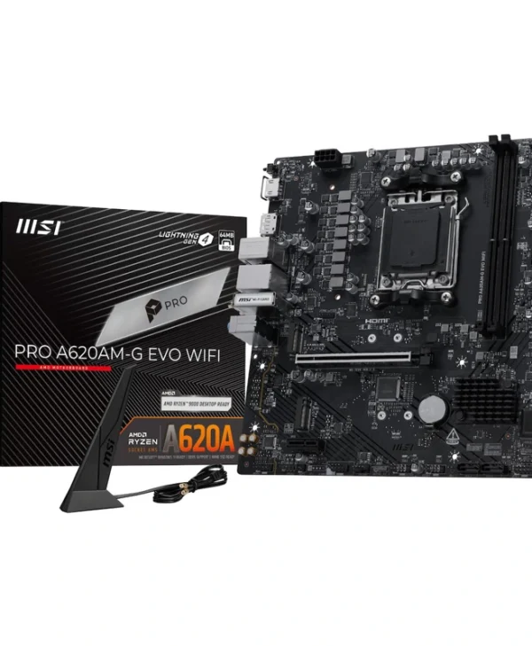 MSI PRO A620AM-G EVO WIFI Motherboard Micro ATX με AMD AM5 Socket 7E96-001R