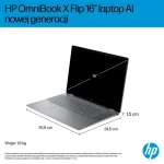 HP OmniBook X Flip 16-ar0016nw 16" OLED FHD+ (Ryzen AI 300 Series-5 340/16GB/1TB SSD/W11 Home) (US Keyboard) CX5D7EA - Image 6