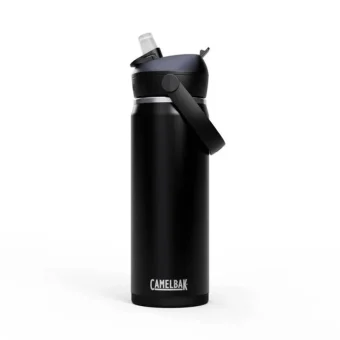 Camelbak Μπουκάλι Θερμός Ανοξείδωτο BPA Free 750ml Μαύρο με Καλαμάκι C2856/001075/UNI