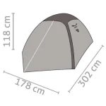 Salewa Atlas Iii Σκηνή Camping Πράσινη 3 Εποχών για 3 Άτομα 742720 - Image 3