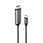 Καλώδιο Lindy Διπλής Κατεύθυνσης Usb C-dp 1m 43503