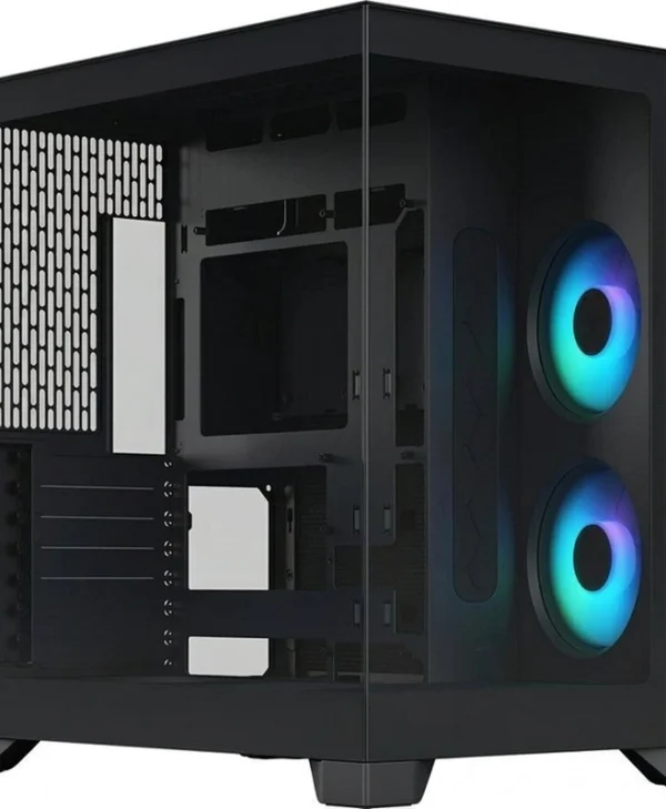 Fractal Design Pop 2 Gaming Midi Tower Κουτί Υπολογιστή με Πλαϊνό Παράθυρο και ARGB Φωτισμό Μαύρο FD-C-POV2A-02