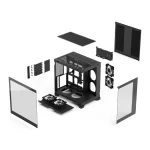 Fractal Design Pop 2 Gaming Midi Tower Κουτί Υπολογιστή με Πλαϊνό Παράθυρο και ARGB Φωτισμό Μαύρο FD-C-POV2A-02 - Image 2