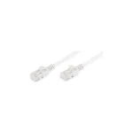 Cat 6 U-utp Slim Patch Cord Patch Cord Transparent Red Connector Easy Identification Category 6 250 Mhz Inner Conductors Copper Cu Grey 2 M Modular Rj45 8/8 Plug DK-1617-020S - Image 2