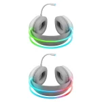 Defender Eclipse On Ear Gaming Headset με σύνδεση USB Λευκό 62440 - Image 4