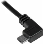 StarTech USB 2.0 Cable USB-A male - micro USB-B male Μαύρο 1m (USBAUB1MLA) - Image 2