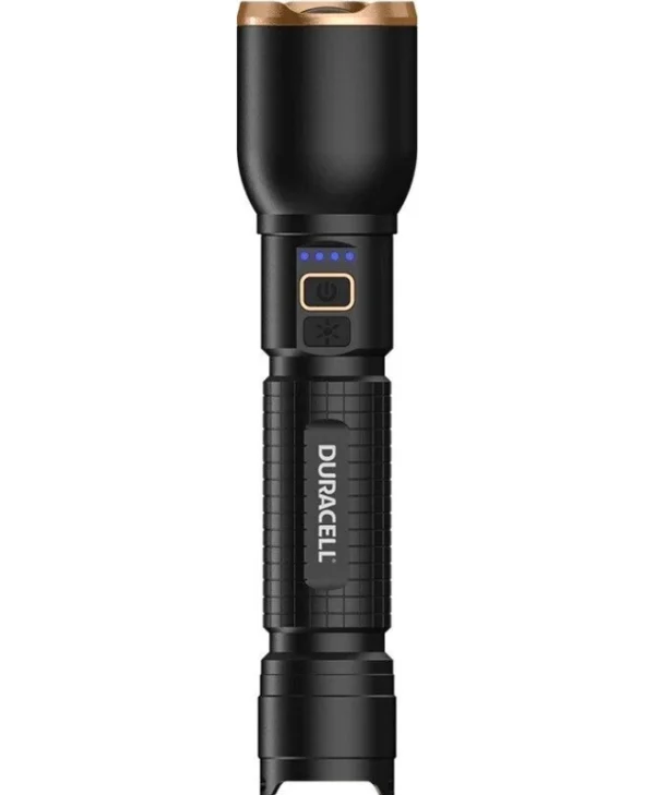 Duracell Επαναφορτιζόμενος Φακός LED IP54 με Μέγιστη Φωτεινότητα 3000lm DF3000R-GIFTBOX