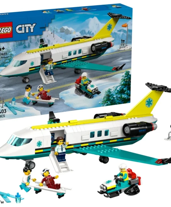 LEGO City Emergency Air Ambulance Airplane για 6+ Ετών 403τμχ 60465