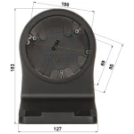 Uniview Βάση για Κάμερες Συστημάτων CCTV Μαύρο TR-WM03-D-IN-BLACK - Image 2