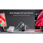 Unitek Φορτιστής Χωρίς Καλώδιο GaN με Θύρα USB-A και 2 Θύρες USB-C 65W Power Delivery Μαύρος (GaN) P1117B - Image 7