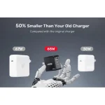 Unitek Φορτιστής Χωρίς Καλώδιο GaN με Θύρα USB-A και 2 Θύρες USB-C 65W Power Delivery Μαύρος (GaN) P1117B - Image 9