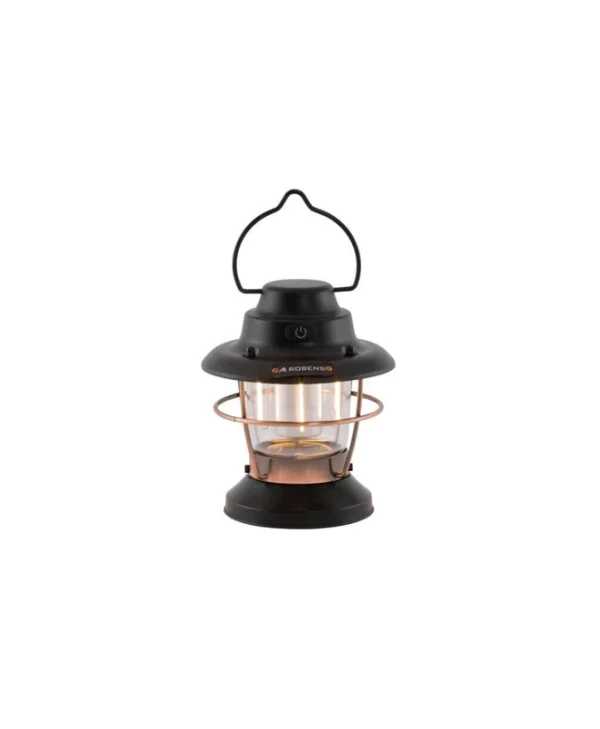 Robens Φανάρι Led Επαναφορτιζόμενο για Camping με Φακό 280lm Μαύρο 519628