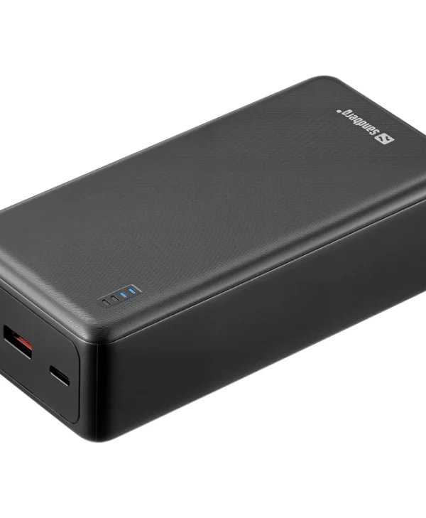 Sandberg Saver Power Bank 27000mAh με Θύρα USB-A και Θύρα USB-C Μαύρο 320-43