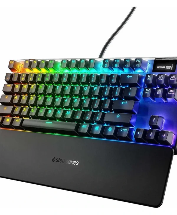 SteelSeries Apex 7 TKL Gaming Μηχανικό Πληκτρολόγιο Tenkeyless με SteelSeries Red διακόπτες και RGB φωτισμό (Αγγλικό US) 64646