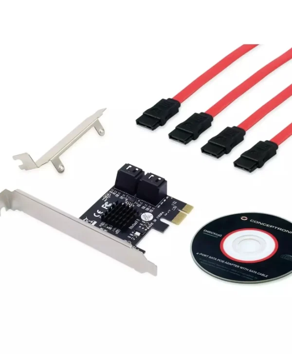 Conceptronic Κάρτα PCIe σε 4 θύρες SATA III EMRICK03G
