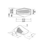Robens Σκηνή Camping Πράσινη 3 Εποχών 697391 - Image 2