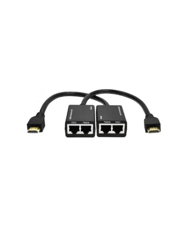 Hdmi Over Rj45 Cat5e Cat6 Utp Lan Ethernet Extender Repeater 1080p 3d To 10 I4p2 Επέκταση Hdmi Converter To Lan 427479 Η Πιό Οικονομική Μεταφορά Εικόνας Ήχου Hdmi Μεγάλη Απόσταση Μεσω Καλωδίου Δικτύου HDMI-EX-200-4K