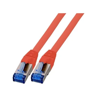 EFB S/FTP Cat.6a (Gigabit) Καλώδιο Δικτύου Ethernet 1m Κόκκινο K5525FRT.1