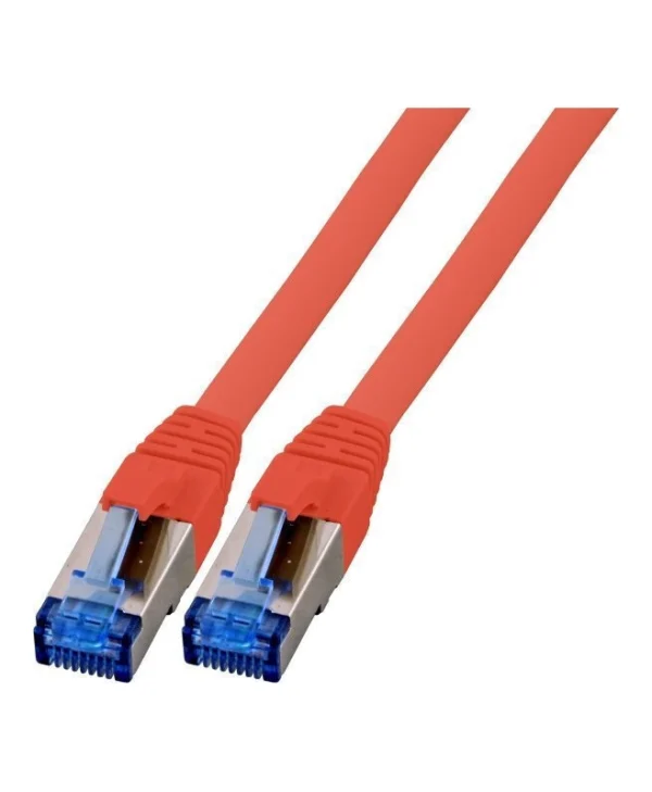 EFB S/FTP Cat.6a (Gigabit) Καλώδιο Δικτύου Ethernet 1m Κόκκινο K5525FRT.1