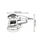 Bosch GEX 34-150 Έκκεντρο Τριβείο 150mm Ρεύματος 340W με Ρύθμιση Ταχύτητας και με Σύστημα Αναρρόφησης 0601372800 - Image 5
