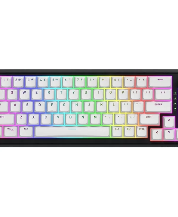 HATOR Skyfall 60 Ασύρματο Gaming Μηχανικό Πληκτρολόγιο 60% με RGB φωτισμό (Αγγλικό US) Aurum Sterling Linear 29060