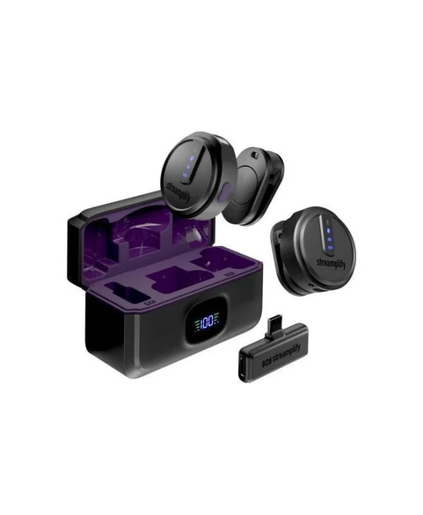 Streamplify MIC GO Σετ Ασύρματο Μικρόφωνο Πέτου για Κινητό GAPL-1559