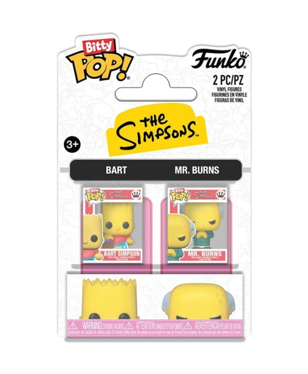 Funko Bitty Pop! Animation: The Simpsons - Bart & Mr. Burns 2-Pack 94216