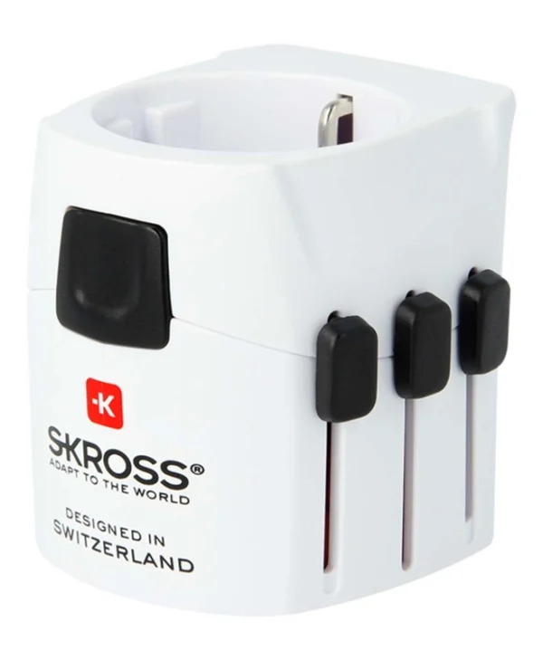 Skross Travel Adapter Pro Light 7a Universal Sockets White 1.103155
