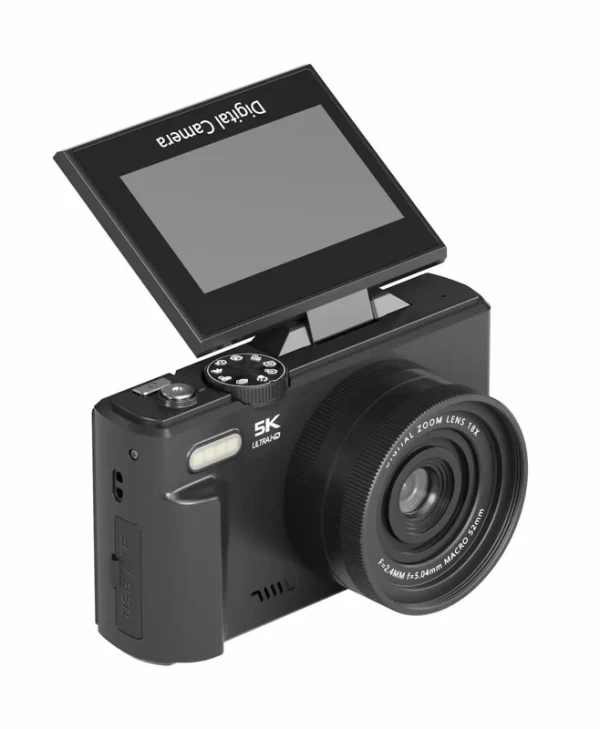 Denver DWC-8475B Compact Φωτογραφική Μηχανή 75MP Οπτικού Ζουμ 16x Μαύρη